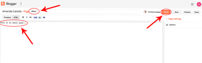 So zeigen Sie alle Seiten in der Blog-Navigation an?