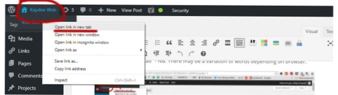 How to start editing my site with Wordpress?