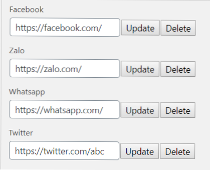 How to update a row in a table in Wordpress