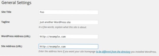J'ai essayé de changer mon URL et j'ai fini par perdre l'accès à mon site? Je suis entré dans les paramètres généraux et j'ai modifié à la fois l'URL WordPress et l'URL du site