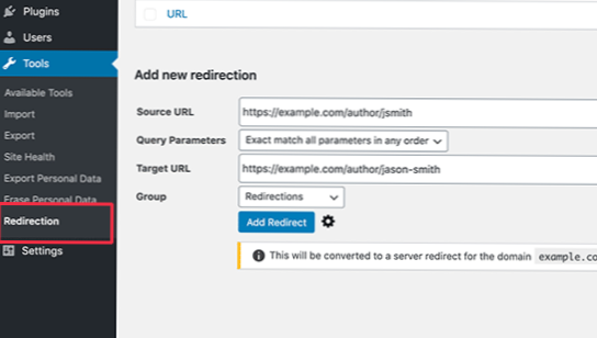 Voglio aggiungere un nuovo tag a Wordpress URL permastruct