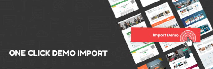 Importieren Sie wp-Benutzer über die One-Click-Demooption