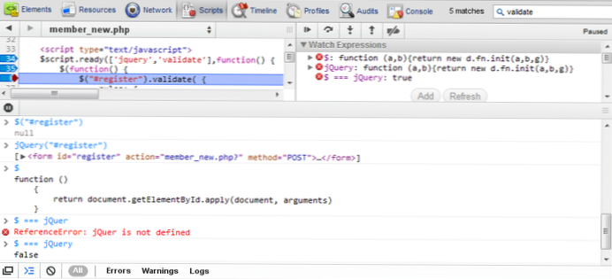 jQuery funktioniert statt $