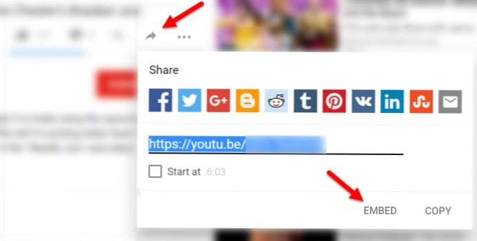 Modify YouTube Embed Code to fit theme