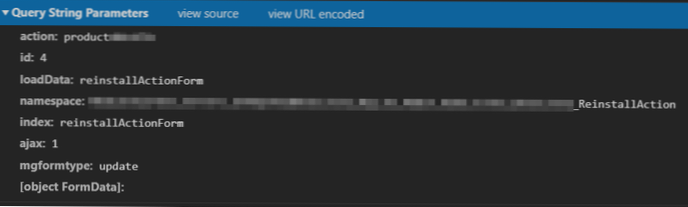 Passing values via an Ajax querystring