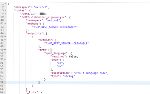 API REST non è stato trovato alcun percorso corrispondente all'URL e al metodo di richiesta