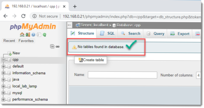 Restauration de la sauvegarde du site wordpress sur LAMP
