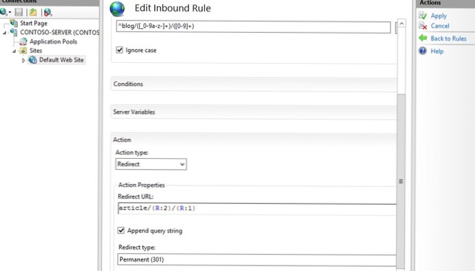 Rewrite Rules are Redirecting