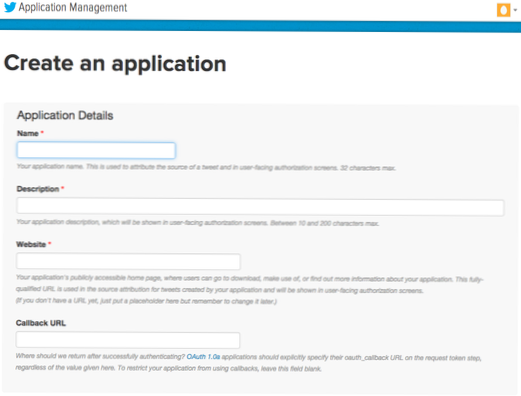 Skal jeg bede mine Twitter-plugin-brugere om at oprette deres egen Twitter-app og API-nøgler for at bruge mit plugin?