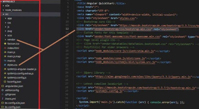 Les feuilles de style et les scripts ne se chargent pas