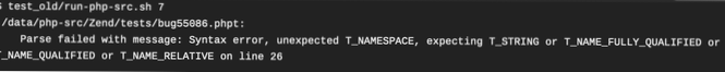 problém se syntaxí v php 7.4