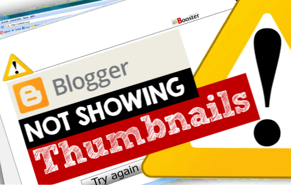 Miniaturile și imaginile din postarea de pe blog nu se încarcă