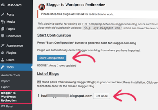 Mein Blogger kann nicht zu WordPress migriert werden