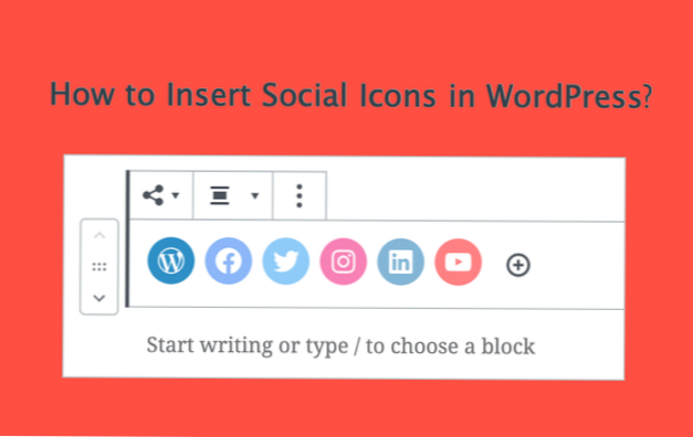 Det går inte att ställa in sociala ikoner med hjälp av Advance Portfolio Theme