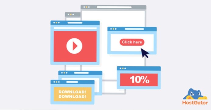 URL-omdirigeringer av nettsiden
