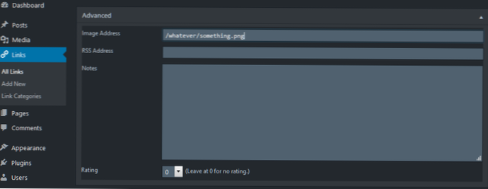 URLs for (MultiSite) link images are always relative