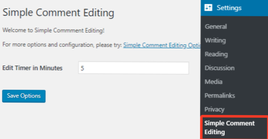 User capability for editing their own comments