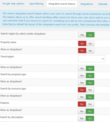 What are the available options for “Name” in WP search?