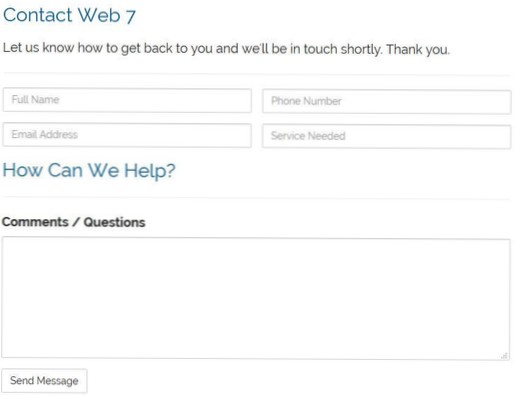 Why is my contact form not working?
