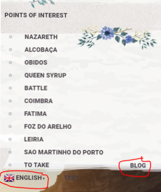 Proč moje rozevírací nabídka ovlivňuje hlavní nabídku?