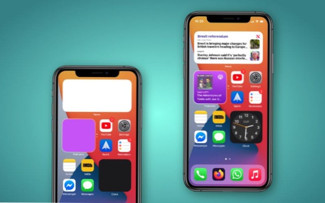 Widget display nothing