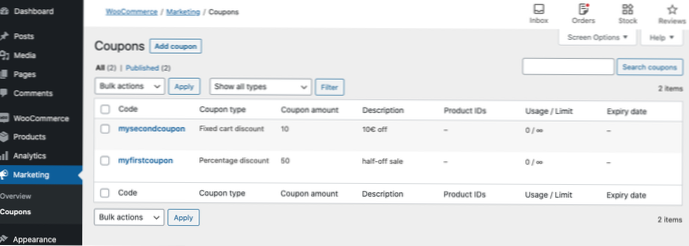 WooCommerce Bruk kupong for å bestille ETTER skatt
