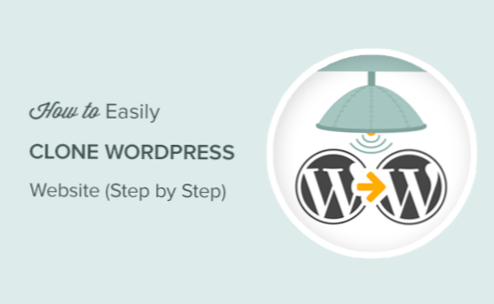 Wordpress kloning problem
