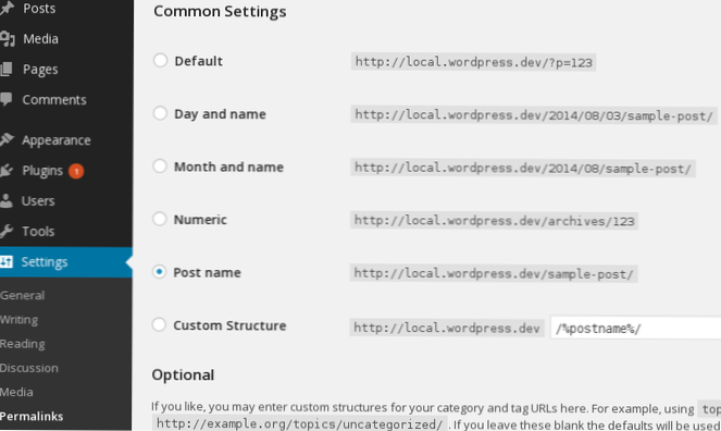 wordpress json api non funziona