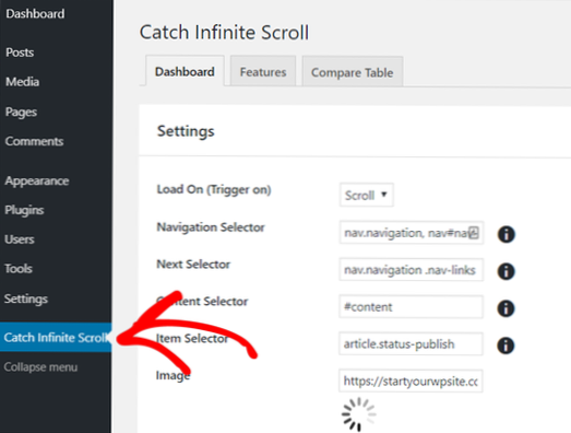 Wordpress mobil rullar inte