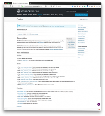 Wordpress egne omskrivningsregler