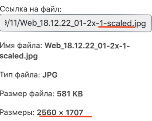 WordPress reduce imaginea la dimensiune completă și o folosește ca originală