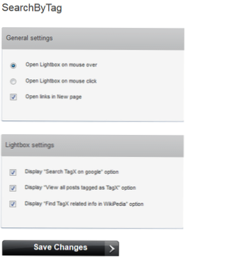 Wordpress Search by tags