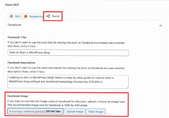 Web Wordpress Miniatury se nezobrazují na Facebooku Sdílet
