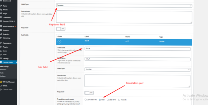 el repetidor de acf estaba libre en el inicio [cerrado]