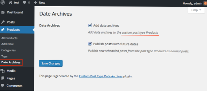 Add Pagination on Custom Post Type Archive