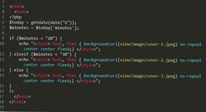 Føj stil til tekst i en PHP-blok