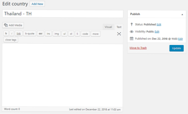 Add to previous posts under post