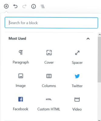 Ajout de plusieurs types de blocs Wordpress Gutenburg?