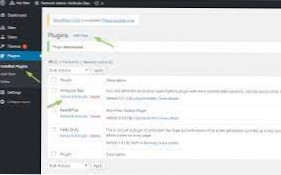 povolit více stránek v procesu instalace