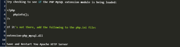 Aufruf der undefinierten Funktion mysql_connect() Nach dem Upgrade von PHP 7.1 bis 7.3