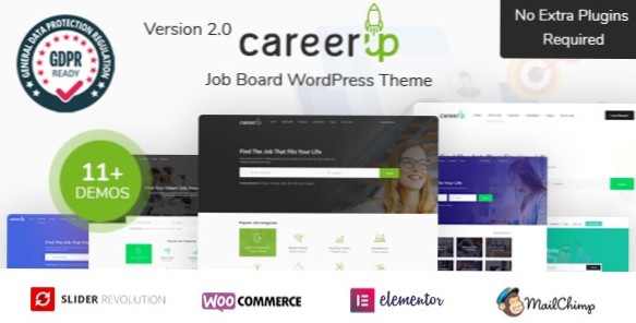 Skift job til Wordpress-skabeloner