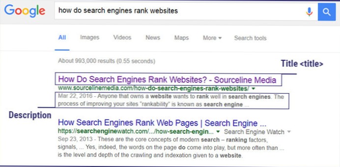 skift titelside på søgeresultatet