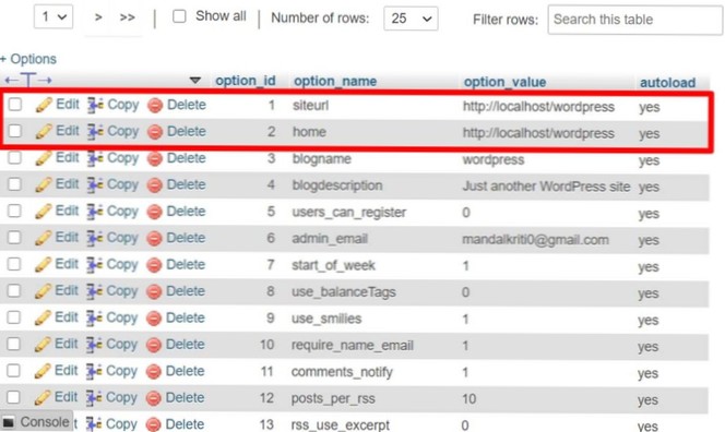 Modifica gli URL delle immagini di WordPress tramite il filtro