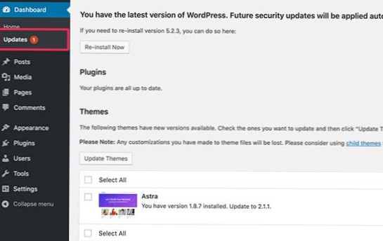 Child-Theme funktioniert nicht nach dem Parent-Theme-Update