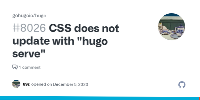 CSS opdateres ikke