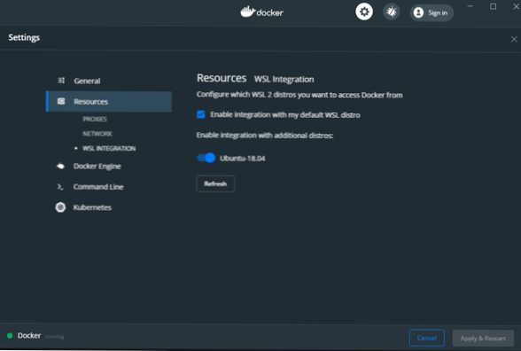 docker sur windows 10 avec VVV [fermé]