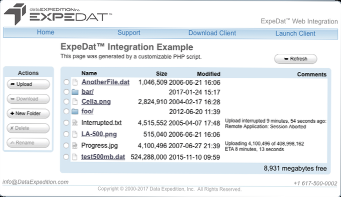 Télécharger le document sur le serveur plutôt que sur le navigateur du client