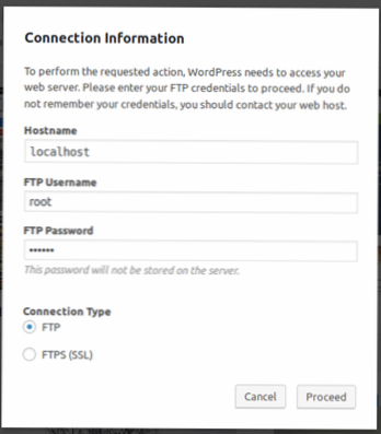 Laden Sie Themen von der LocalHost WordPress-Site herunter [geschlossen]