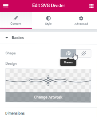 Widget Elementor - controlli condizionali