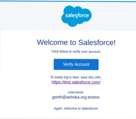 Verifica e-mail in un secondo momento?
